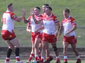 Mudgee Dragons take on Bathurst St Pat's in the Bathurst Knockout final. Pictures by Phil Blatch.