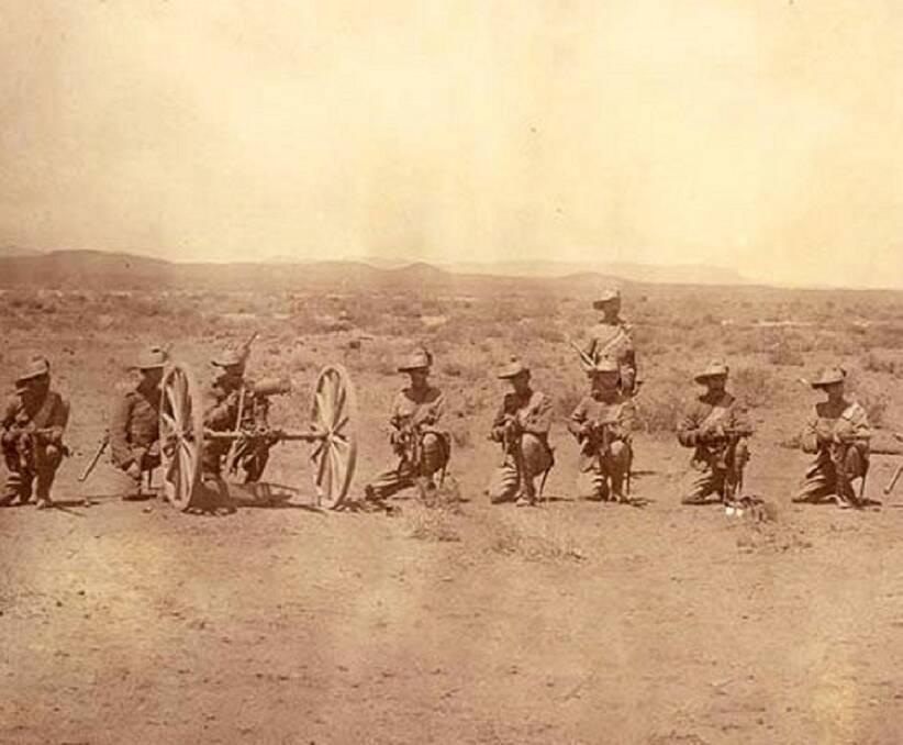 Honouring Veterans: Australian cannon troops in South Africa.