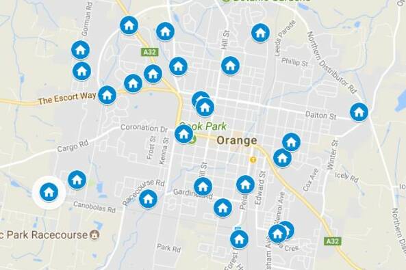 PROPERTIES GALORE: Our 'Open for Inspection' map, videos and links is Orange's best online guide to what's on the market.