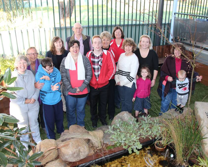 FUNDING RECIPIENTS: Lifeskills Plus will receive proceeds from this year's Clock Awards. Pictured are Lifeskills staff, clients and members of Rotary Club of Mudgee Sunrise and Mudgee Chamber of Commerce. 