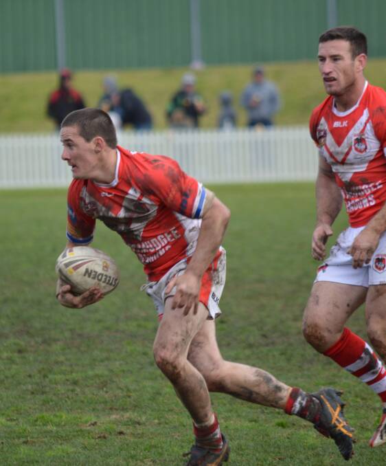 CONFIDENT:  The Dragons' Ben Thompson in last weeks match against Orange CYMS. 