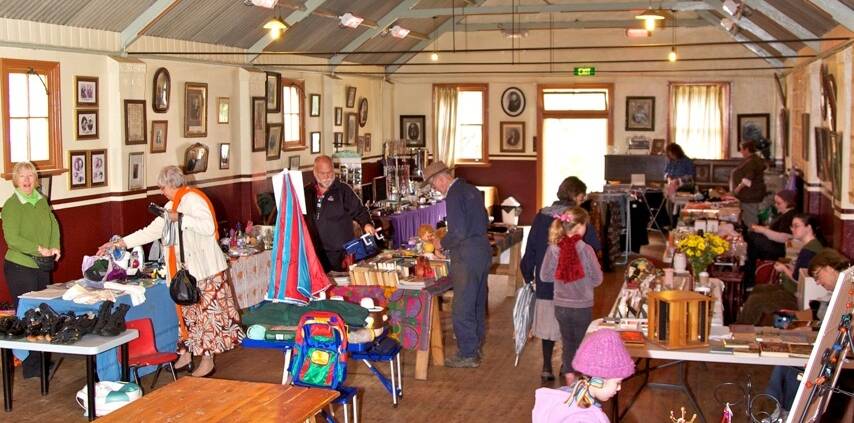 Hidden treasures:  The Hill End Community Markets are on this Saturday at the Royal Hall. 