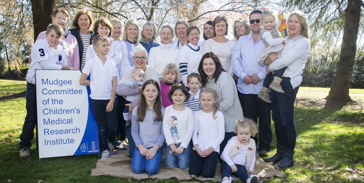 50 YEARS: The Mudgee Committee of the Children's Medical Research Institute. Photo: Entwined Photography Design. 