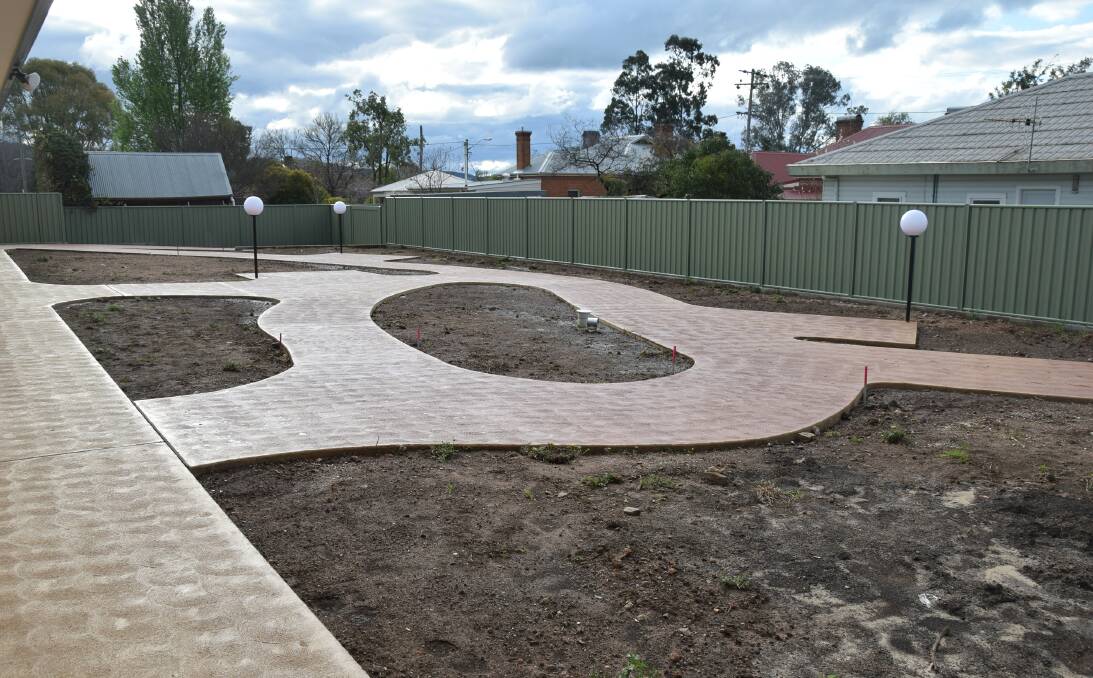 ROOM TO GROW: Members of the community are being asked to donate a plant to turn this space at Kanandah into a cottage garden.