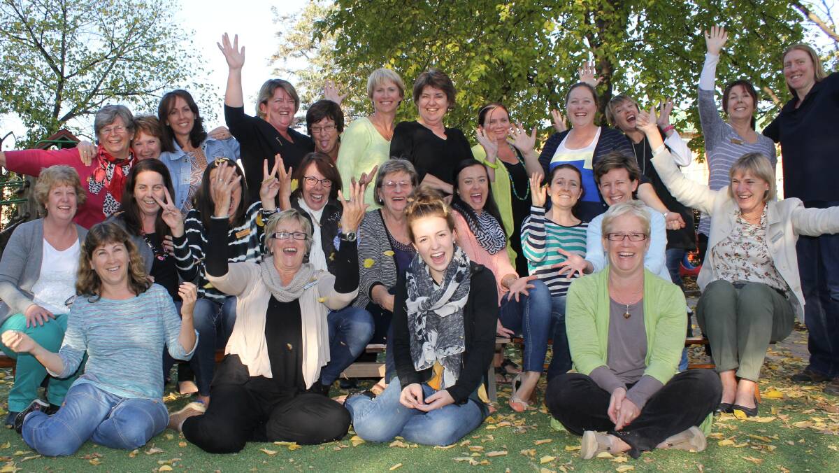 Mudgee preschool staff celebrate their success in attaining a National Quality Standards rating of “Exceeding the National Quality Standards". 