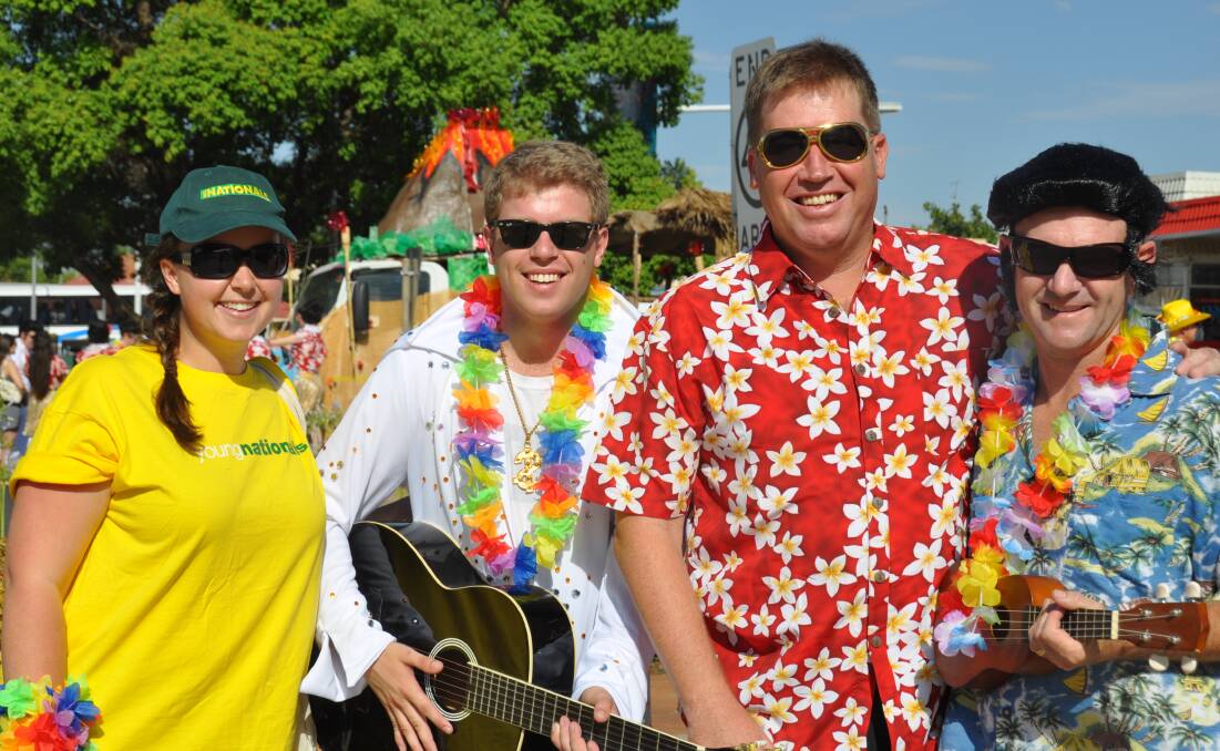 lET'S MAKE A NOISE: Member for Dubbo Troy Grant in a “Loud Shirt” ahead of Loud Shirt Day this Friday.