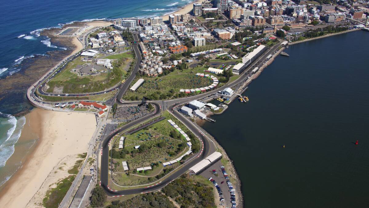 An aerial view of the proposed track. PICTURE: Supplied