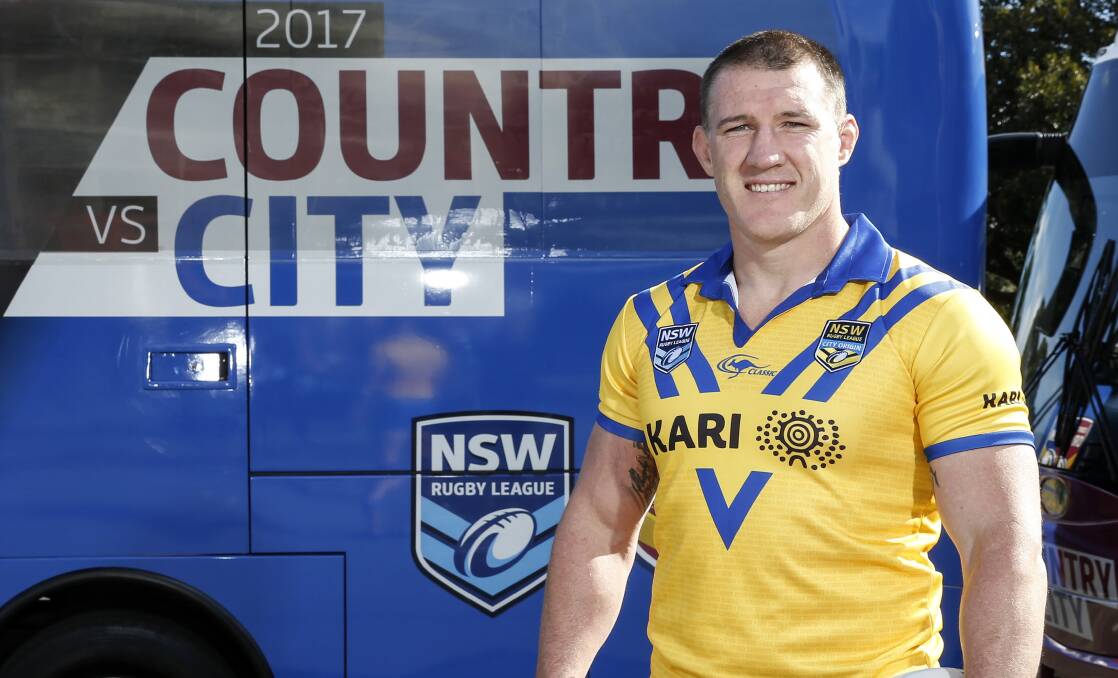 BACK AGAIN: After playing his only game for City in 2006, Paul Gallen will captain the side in Mudgee. 