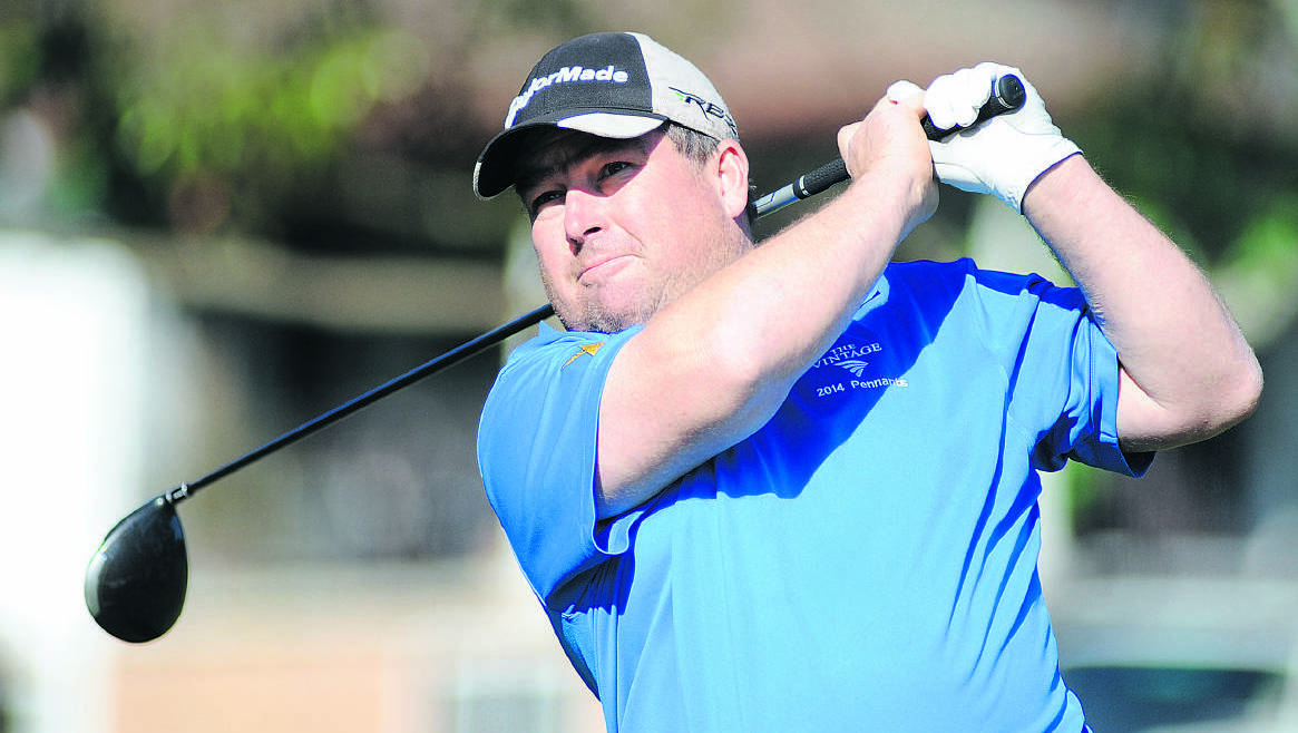 MISSED OUT: Mark Hale didn't make the cut after firing rounds of 77 and 73 in the NSW Open on Thursday and Friday. Photo: CATH BOWEN
