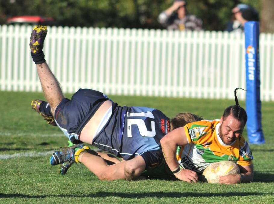 TRY TIME: CYMS centre Jerome Harrison will line-up in the three-quarter line for Western during their under 21s clash with FIRLA on Saturday. Photo: JUDE KEOGH