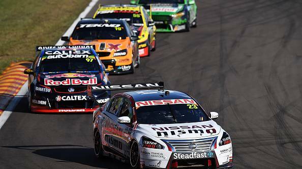 V8: Michael Caruso drives the #23 Nissan Motorsport Nissan Altima during the V8 Supercars Darwin Triple Crown at Hidden Valley Raceway on June 18, 2016 in Darwin, Australia. Picture: Daniel Kalisz/Getty Images