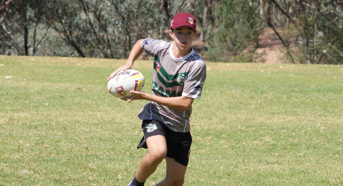 TASTE OF ITALY: Orange CYMS' gun Josh Board will line up at halfback for the Western Rams under-16 side against Italy. Photo: PETER CLARKE
