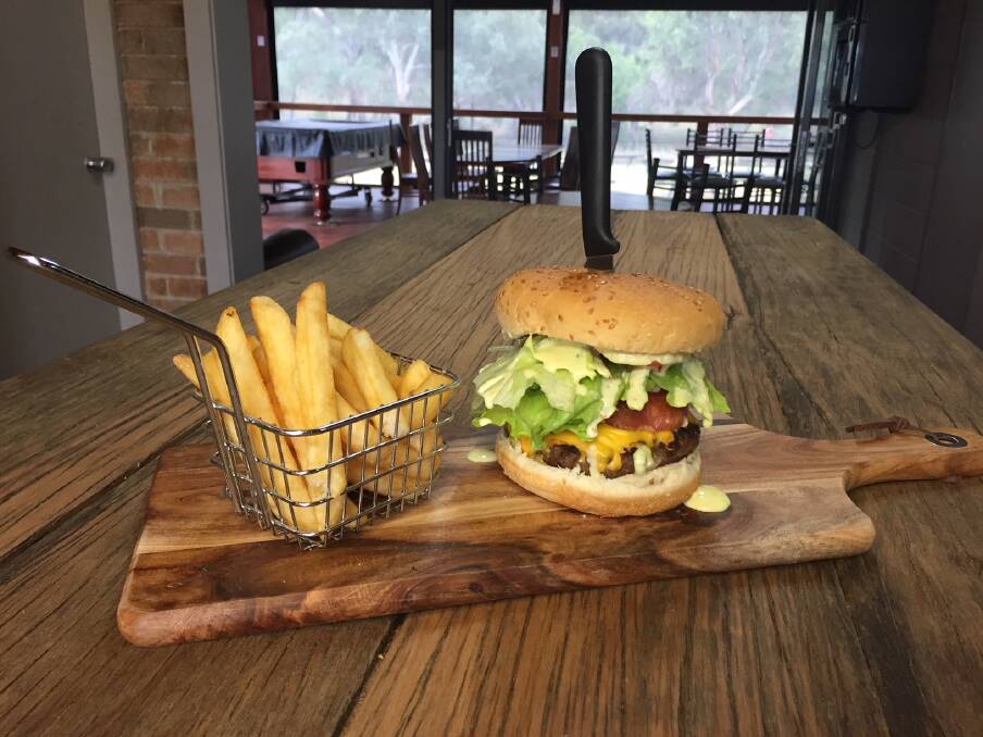 TUCK IN: Renowned chef Matty Kay has “designed” a spiced Angus beef hamburger to wow taste buds (comes complete with a secret, homemade sauce).
