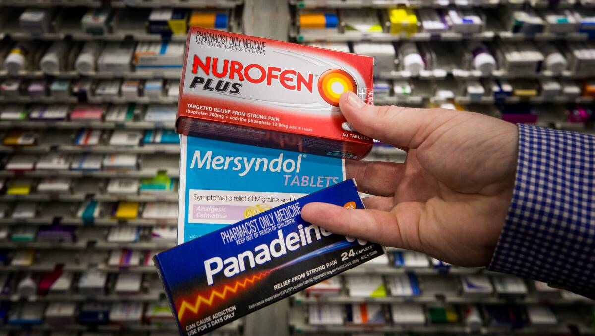 BAN: NPS MedicineWise is offering "evidence-based and quality information" to people concerned about the ban on the sale of over-the-counter  products containing codeine beginning on February 1. Photo: Jason South