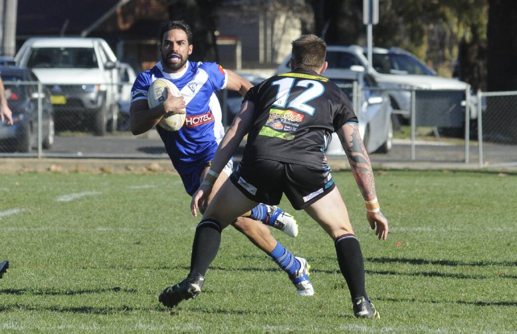 COMEBACK: Shannon Peters was instrumental in helping St Pat's salvage a 34-all draw against the Mudgee Dragons on Sunday. Photo: CHRIS SEABROOK