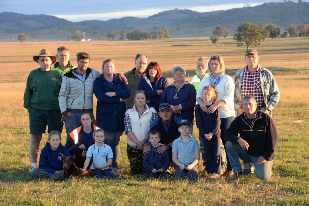 Why here? Landholders near the site of the proposed Beryl Solar Farm near Gulgong say they have't  been consulted about the 'state significant' project which will see 950,000 solar panels placed near their homes. Photo by Rachael Webb.