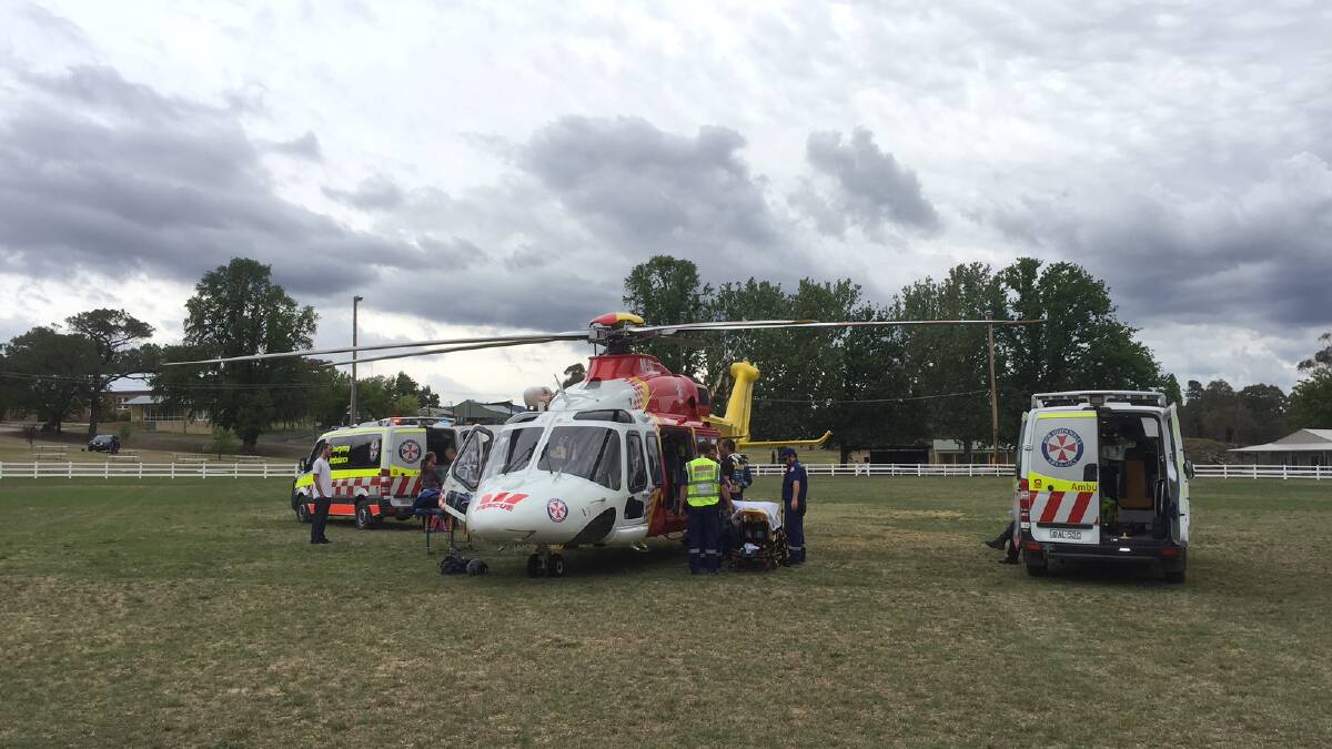 Rescue helicopter tasked to Rylstone crash