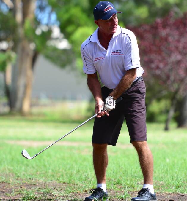 Swing it Sterlo: Peter Sterling playing at the 2016 classic. Photo: Col Boyd