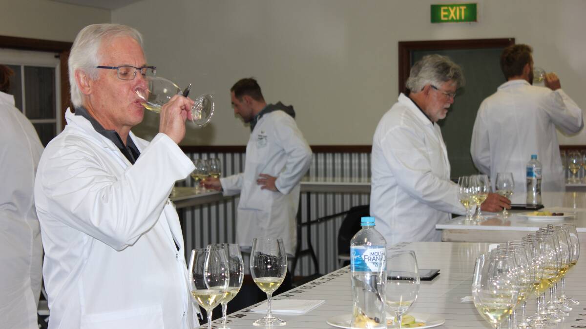 Judging continues at the 2017 Mudgee Wine Show