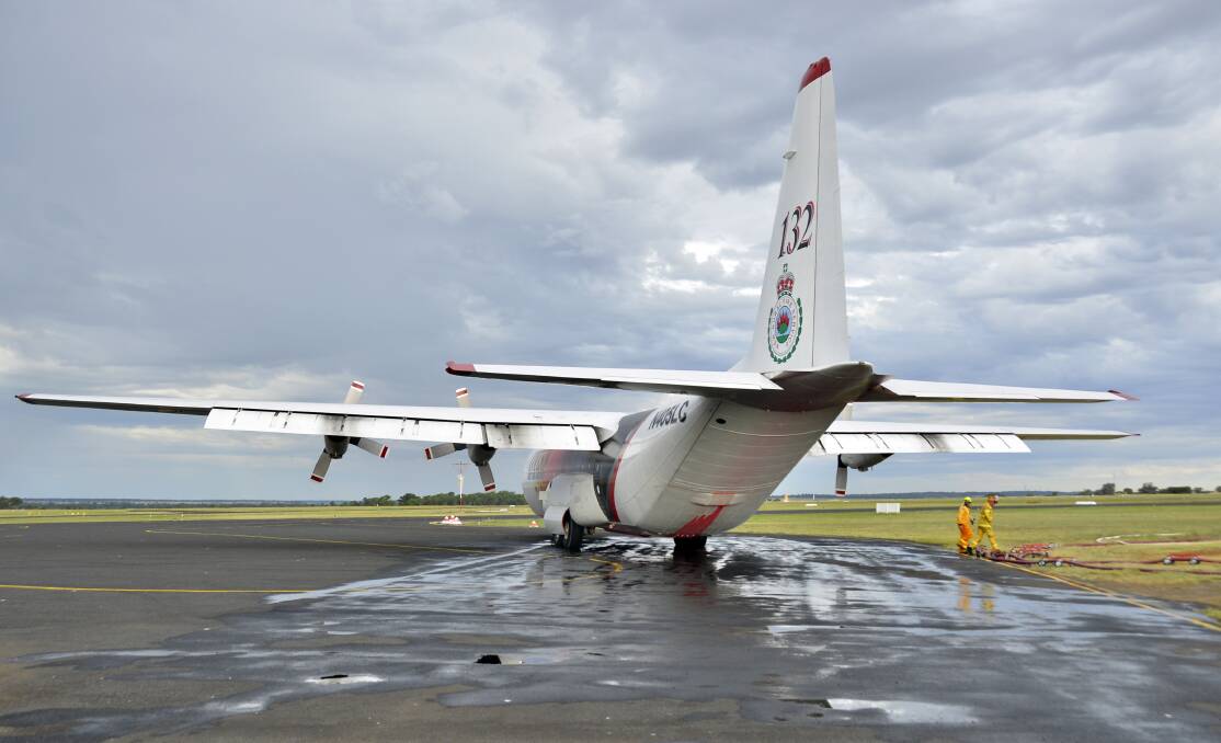 AIRCRAFT: The large and very large tankers were used on the Wuuluman fire.