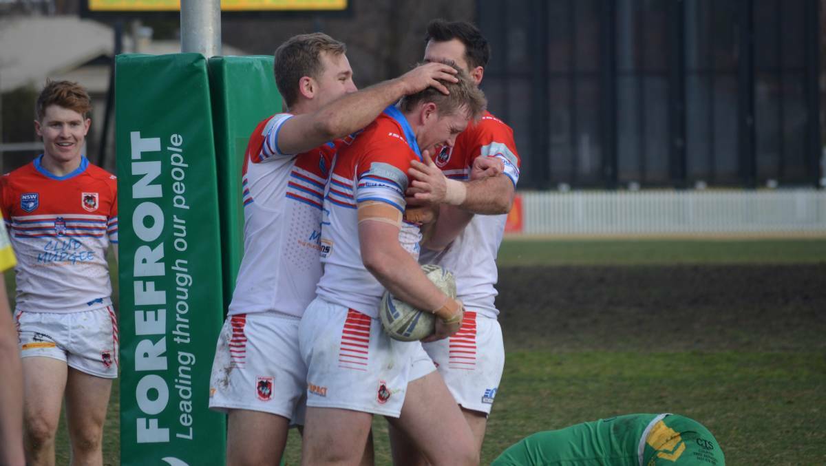 Cody Godden was one of the many Dragons to impress this year, with the highlight being a hat-trick for Mudgee in its 56-16 win over Orange CYMS. Picture by Lachlan Harper 