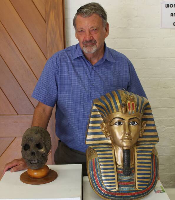 NEW ANCIENT COURSE: David Wallace is the presenter of 'Wonders of Ancient Egypt', one of the new local U3A courses for 2017, he is pictured at the enrolment day.