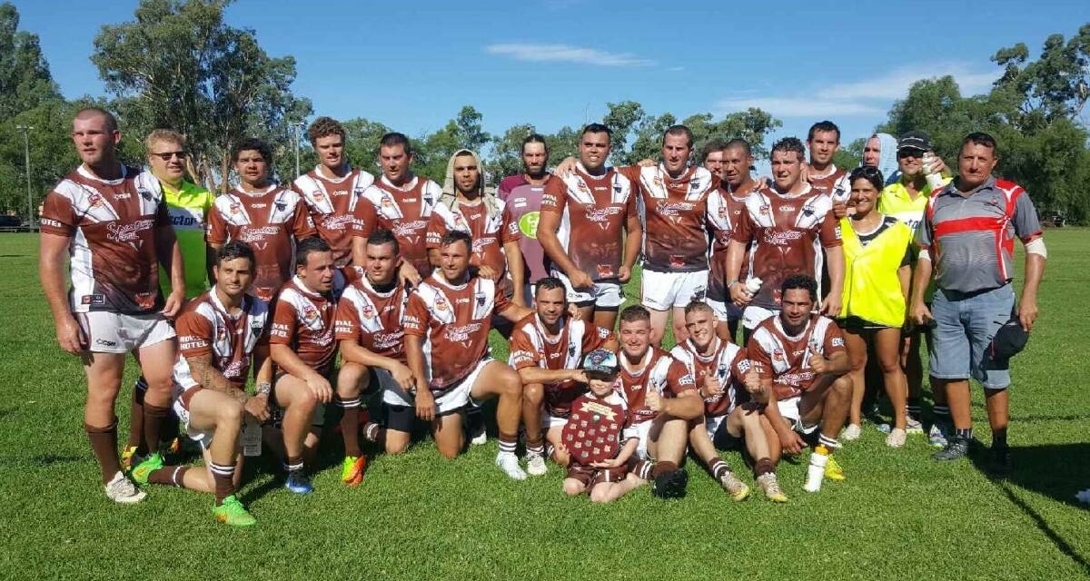 ANOTHER TROPHY: 2016 Castlereagh League premiers Gilgandra Panthers picked up their second straight pre-season knockout tournament win on the weekend.