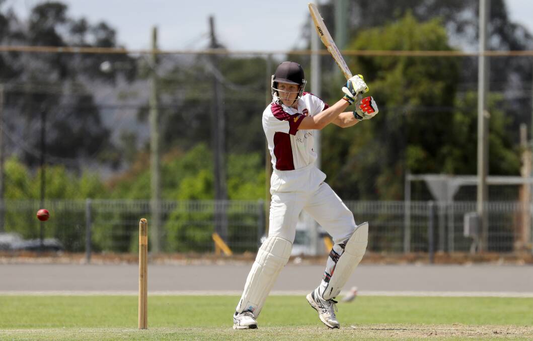 PURSUIT: Opener Donald Hearn top scored for Mudgee in their successful run chase. Photo: Simone Kurtz