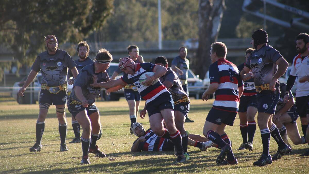 STRUGGLE: Forbes won their first grade clash with Mudgee Wombats, while Mudgee forfeited Colts and second grade games.