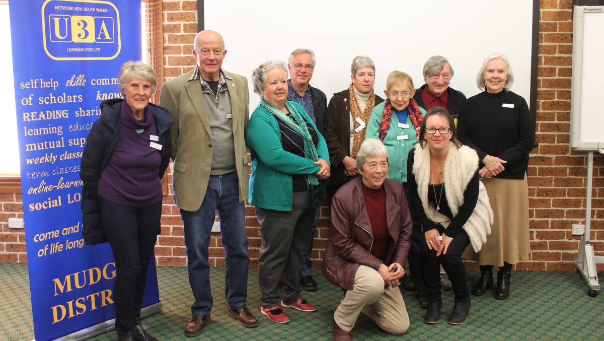 NEW-3-A: The new Mudgee District U3A​ committee at the organisation's annual general meeting on Saturday. 