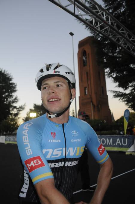 BACK TO BATHURST: Star Mudgee cyclist Ayden Toovey has confirmed he will ride at the Bathurst Track Open later this month. Photo: CHRIS SEABROOK