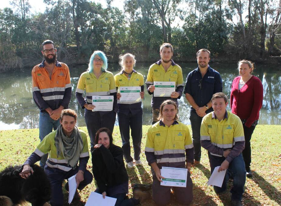 GREEN GRADS: The Mudgee Green Army graduated from the six month program last week.
