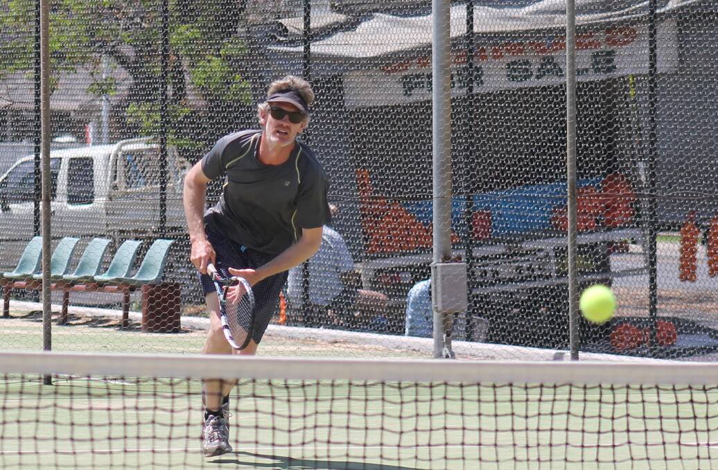Angus MacDonald and wife Anna were finalists in the Mudgee District Tennis Club's 2016 Mixed Club Championships played on Sunday.