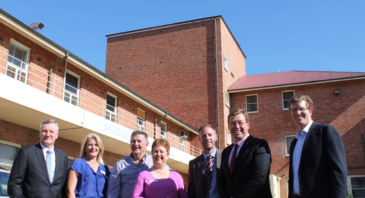 ON WARDS: When the Mudgee Hospital announcement was made in 2015.