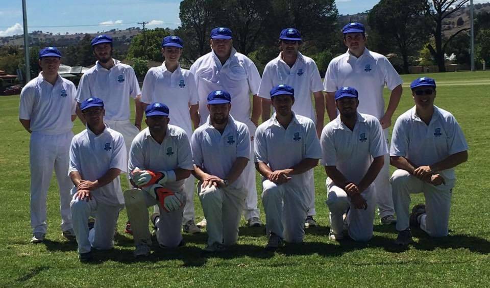 SO CLOSE: The Gulgong District Cricket side came close to downing Wellington in Wellington in their match. Photo supplied