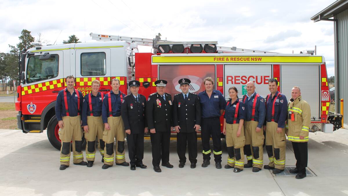 The firefighters who attended the accident after they'd returned to the new station.