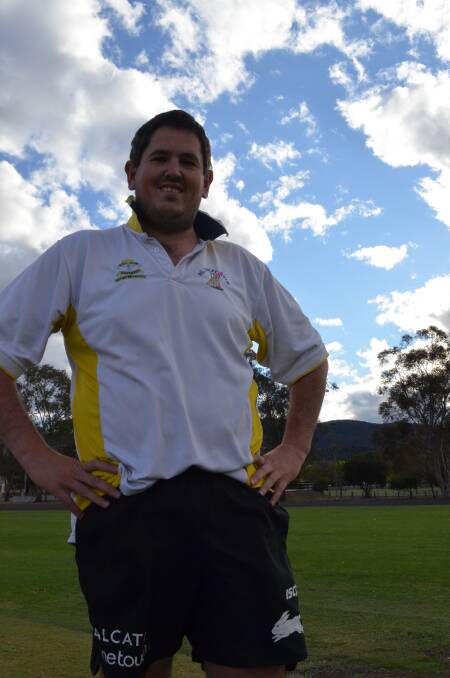BIG SHOW: Mark Bennie became Mudgee's own version of a young Glenn Maxwell thanks to his efforts in the field against Blue Mountains on Sunday.