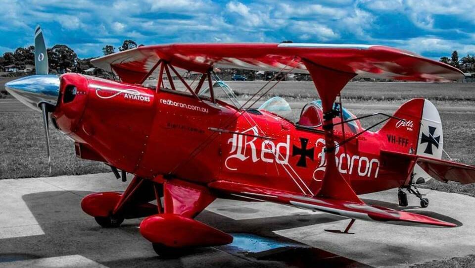TO THE SKIES: Red Baron will be bringing their aerobatic team to Mudgee for a training camp on the weekend of July 1-2. Photo: Red Baron.