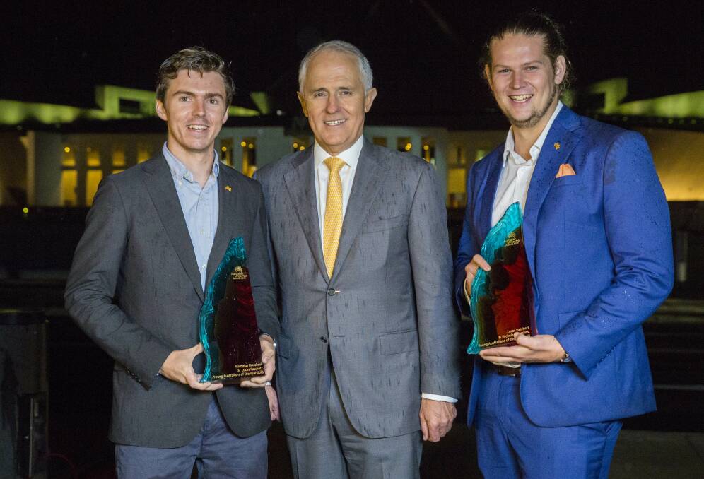 NEVER MORE EXCITING TIME: The 2016 Young Australian’s of the Year, Nic Marchesi and Lucas Patchett, are the keynote speakers at Green Day 2016.