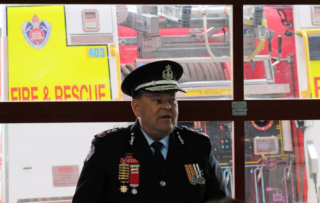 Fire and Rescue NSW (FRNSW) Commissioner Paul Baxter QSO.