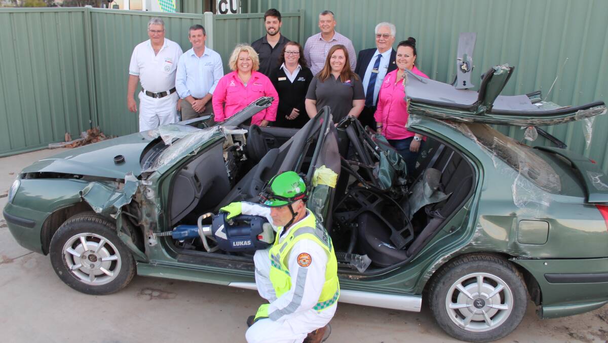 Mudgee Volunteer Rescue Squad supporters are shown the latest equipment that they've helped supply them with.