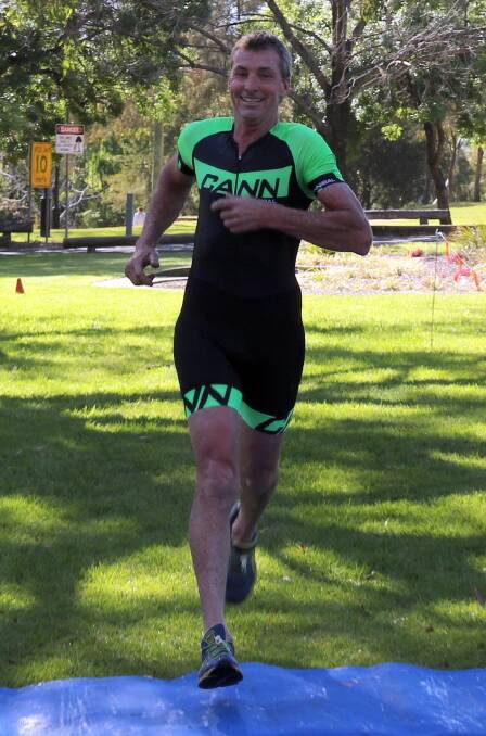 FIRST OF THE SEASON: Nick Kastelein won the first long course events of the Mudgee Triathlon Club 2016/17 season in sizzling form last Sunday.