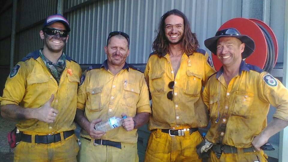 Members of the Cudgegong Remote Area Firefighting Team (RAFT) assisted in the Lithgow. Photo: Cudgegong RFS