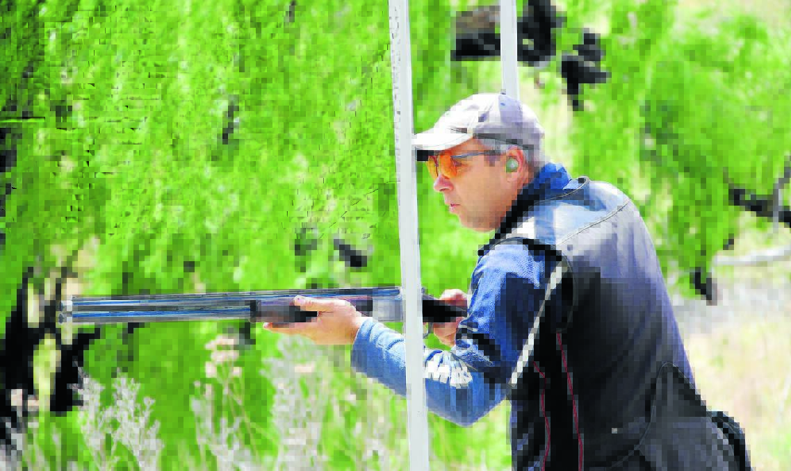 ON TARGET: Craig Kurtz was crowned the Australian B grade champion at the recent Australian Sporting Clays Nationals. Ross Christian was second in the super veteran category and Jack Roth fourth in sub-juniors. FILE PIC.