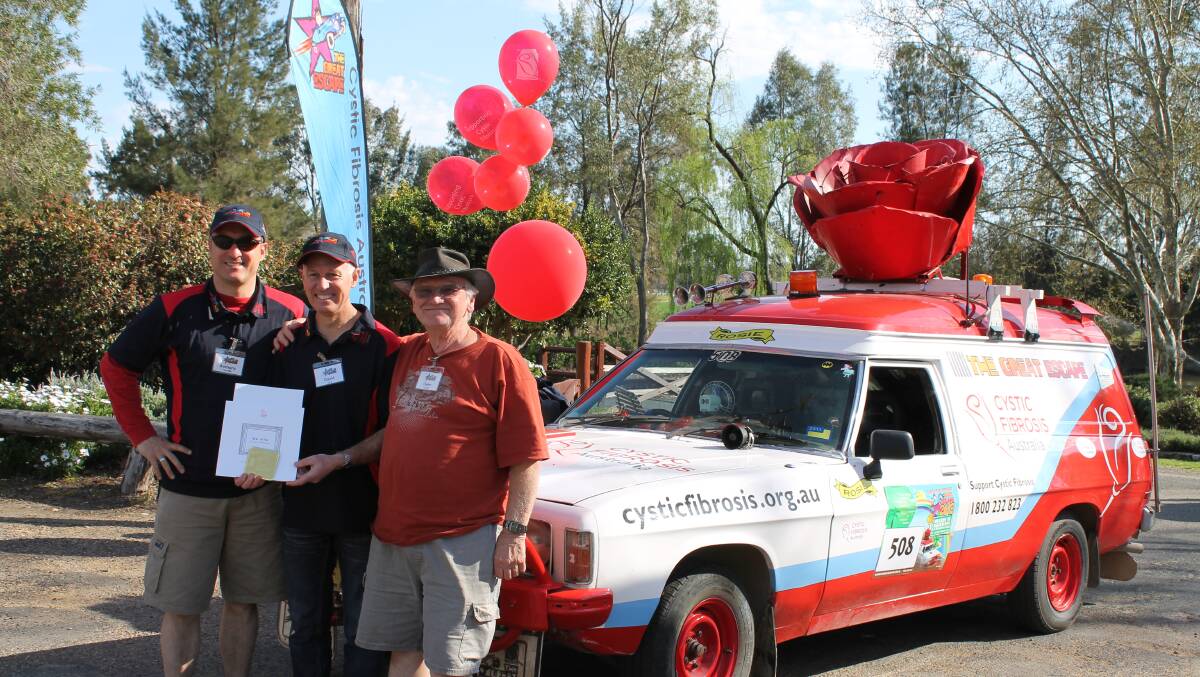 WHERE IT BEGINS: The Cystic Fibrosis Great Escape has begun in Mudgee in its 15-year history.