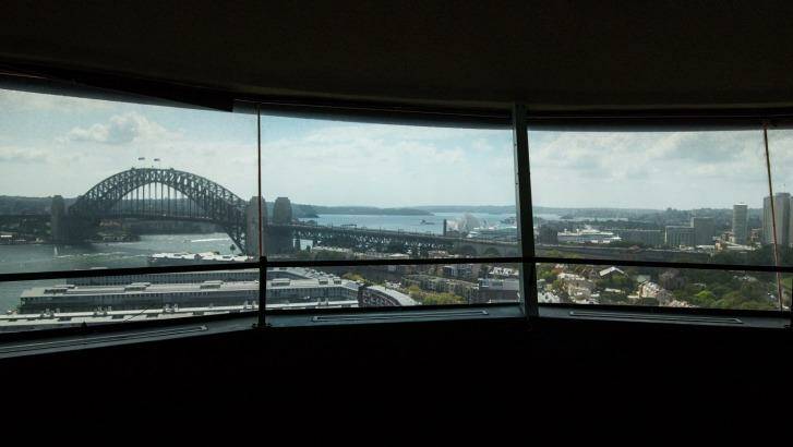 The panoramic view from the top of the Sydney Harbour Control Tower. Photo: Wolter Peeters
