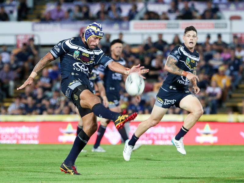 Johnathan Thurston has inspired North Queensland to a 20-14 NRL season opening win over Cronulla.