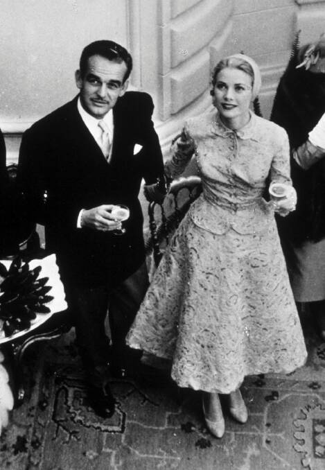 Rainier III, Prince of Monaco, with his wife Grace Kelly, Princess of Monaco