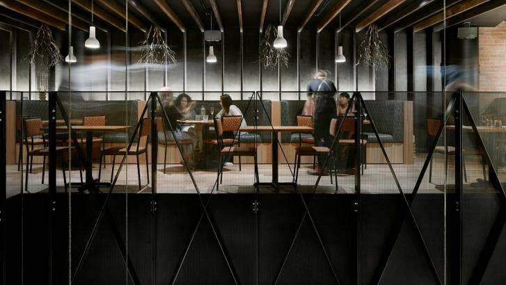 At Hunter & Barrel restaurant the design emphasis is on subtlety rather than being cliched. Photo: Peter Clarke