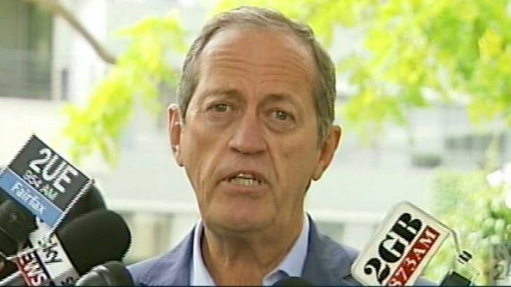 Australian team doctor Peter Brukner addresses the media on Wednesday. Photo: ABC